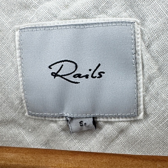 Rails White & Blue Striped Swim Cover Up - size S small - Picture 3 of 3